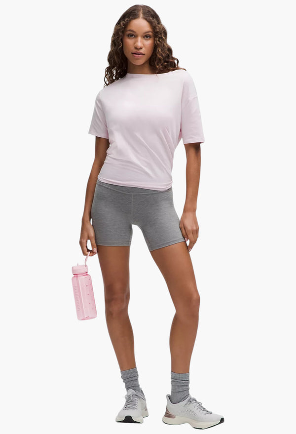 Pink Frosting/Blissful Pink - Back to Life Clear Bottle 32oz Straw Lid