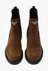 Cocoa Brown - Suede Chelsea Boots - GLAM MODA