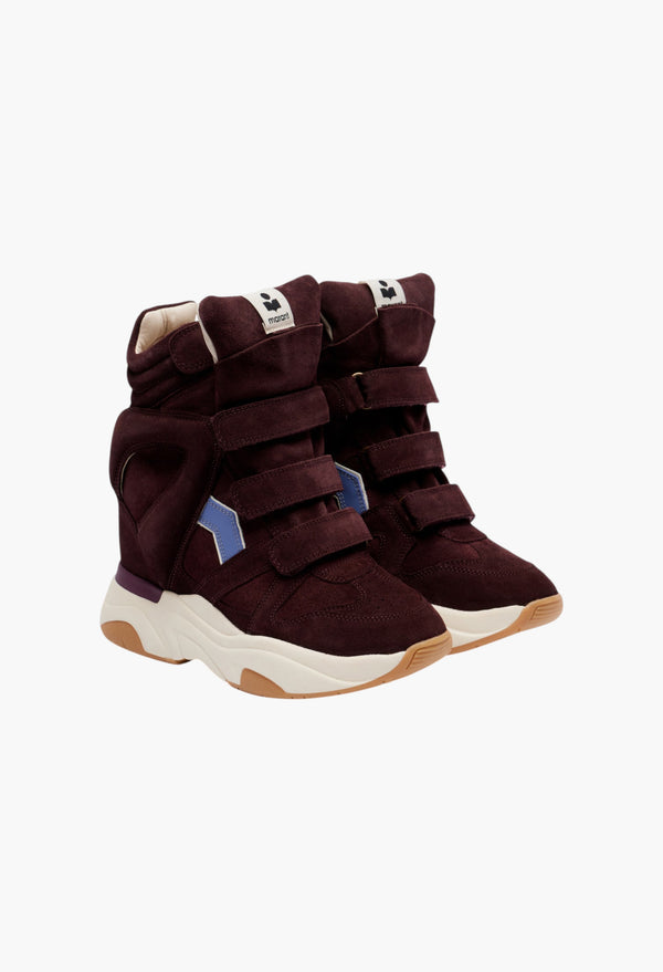 Balskee suede high-top platform sneakers