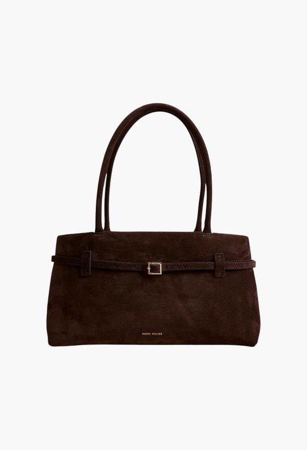 Le Cambon East West Deep Brown Suede