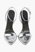 Silver - Metallic Leather High-Heeled Sandals - GLAM MODA