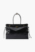 Black - Prada Bonnie Extra Large Leather Handbag - GLAM MODA