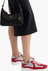Red - Prada America's Cup Biker Fabric Sneakers - GLAM MODA