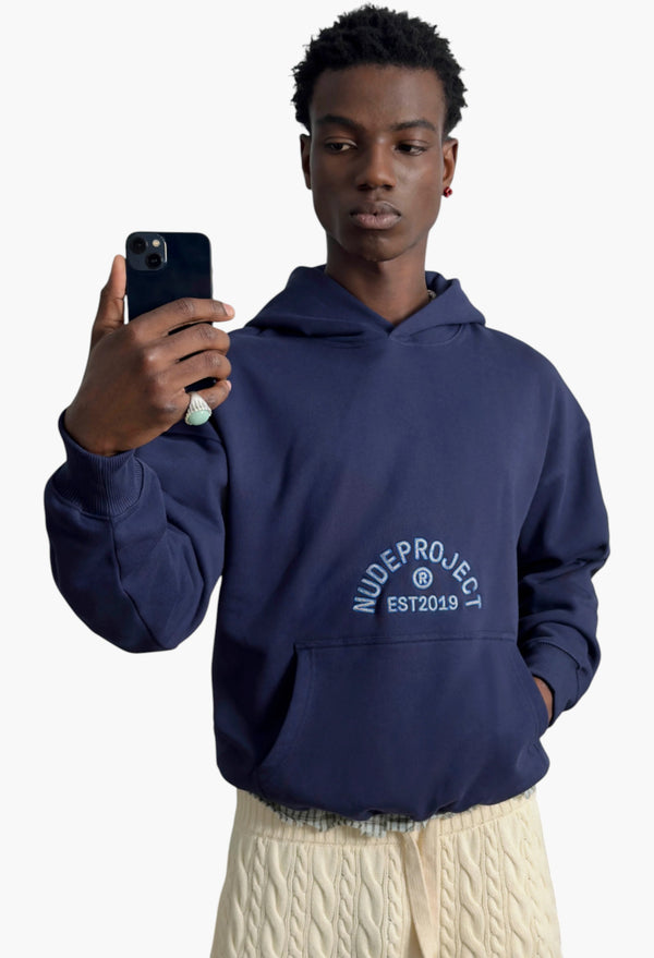 Swans Hoodie Navy