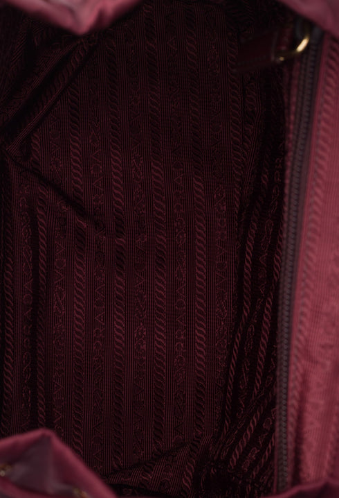 Burgundy - Prada Re-Edition 1978 Small Re-Nylon Backpack - GLAM MODA