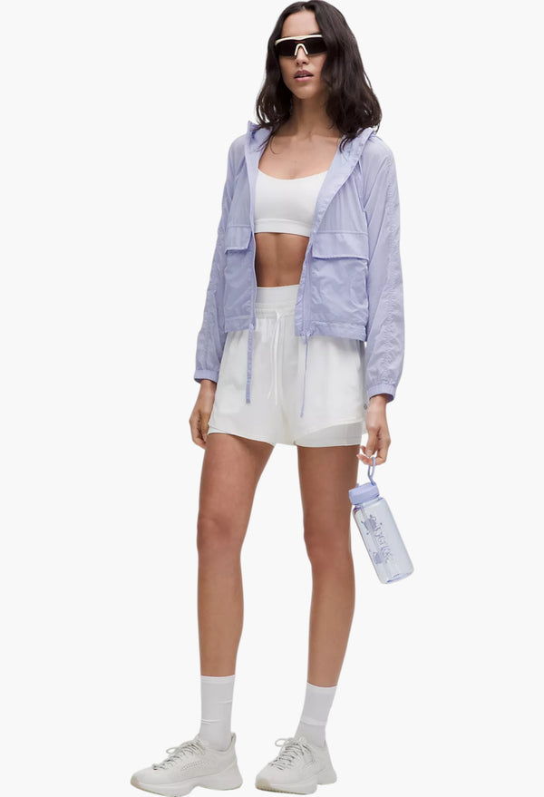 Serene Blue - Back to Life Clear Bottle 32oz Straw Lid Tennis Graphic