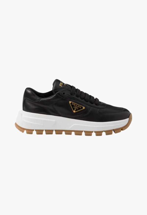 Black - Prax 01 Leather Sneakers