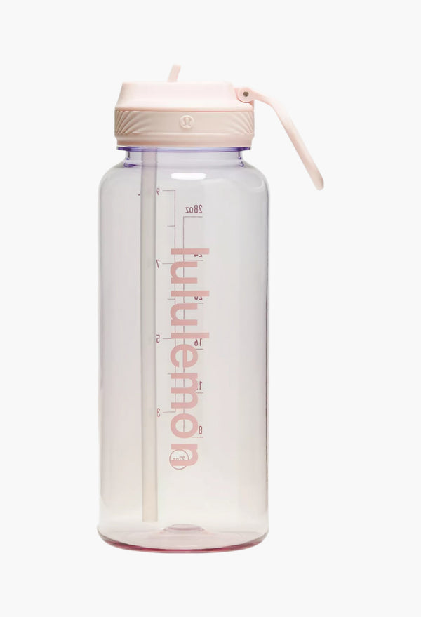 Lavender Frost/Pink Organza/Pink Haze - Back to Life Clear Bottle 32oz Straw Lid