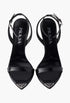 Black - Brushed Leather Sandals - GLAM MODA