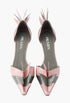 Orchid/Steel - Two-tone patent leather D'Orsay pumps - GLAM MODA