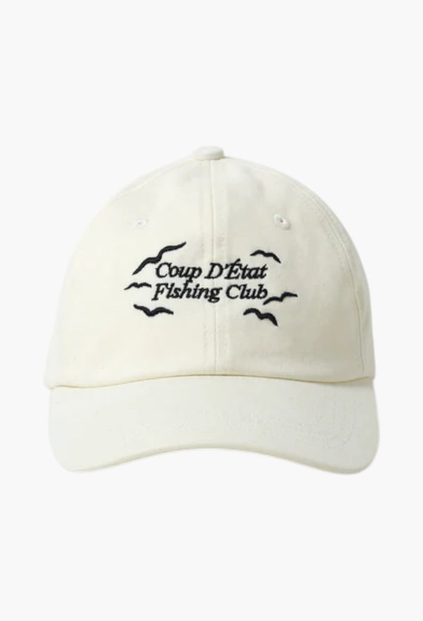 Fishing Club Cap - White