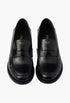Black - Brushed Leather Loafers - GLAM MODA