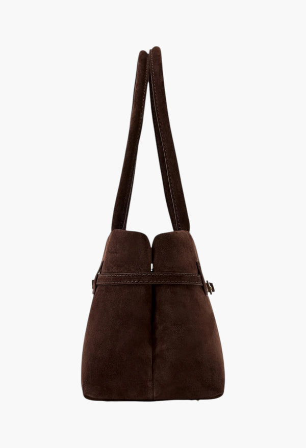 Le Cambon East West Deep Brown Suede