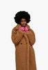 Women's Gertrude Long Teddy Coat - GLAM MODA