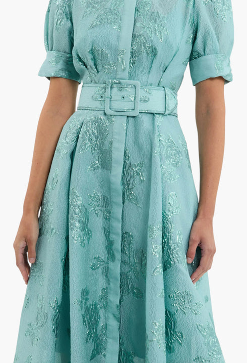 Afina Short Sleeve Gown - GLAM MODA