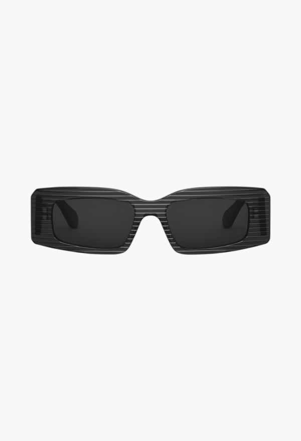 Gray - Rectangular Sunglasses