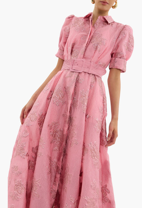 Afina Short Sleeve Gown - GLAM MODA