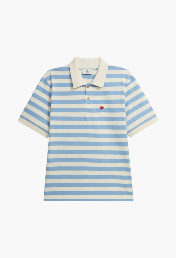 Sailor Polo - Blue/Off-White