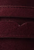 Burgundy - Shuffle Antiqued Suede Loafers - GLAM MODA