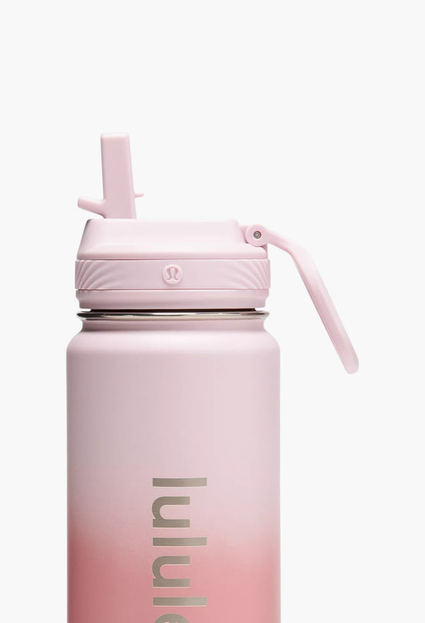 Blissful Pink/Deco Pink/Wine Berry - Back to Life Sport Bottle 24oz Straw Lid