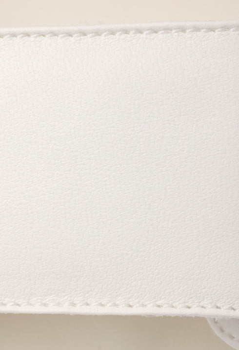 Ivory - Nappa Leather Slides - GLAM MODA