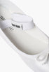 White - Satin Ballerinas - GLAM MODA
