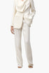 Ecru - Straight Trousers Woman - GLAM MODA