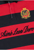 Equestrian Red - Striped Heritage Rugby - GLAM MODA