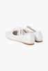White - Satin Ballerinas - GLAM MODA