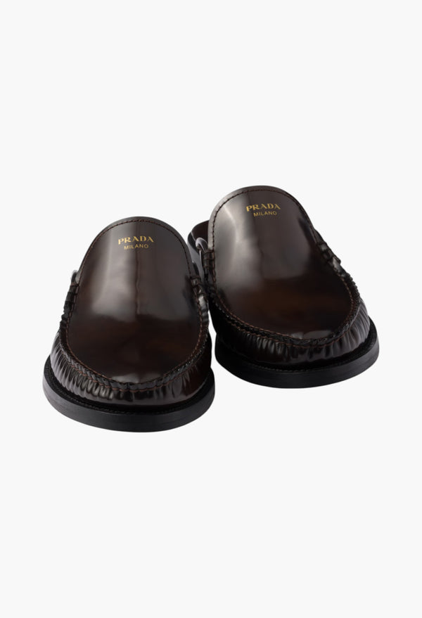 Sienna - Brushed Leather Mules