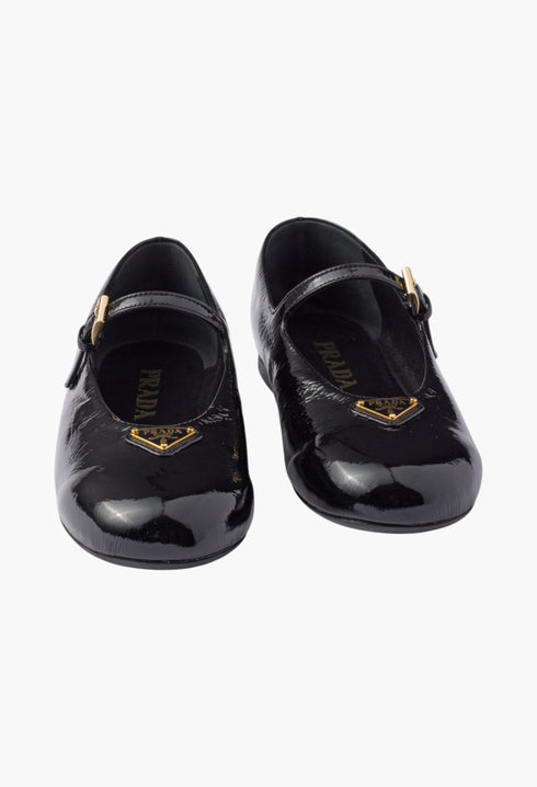 Black - Naplak Patent Leather Ballerinas - GLAM MODA