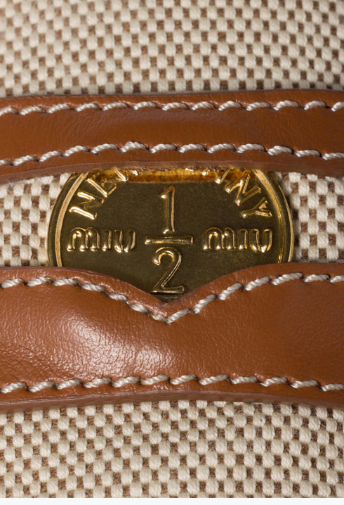 Canvas And Leather Mules - GLAM MODA