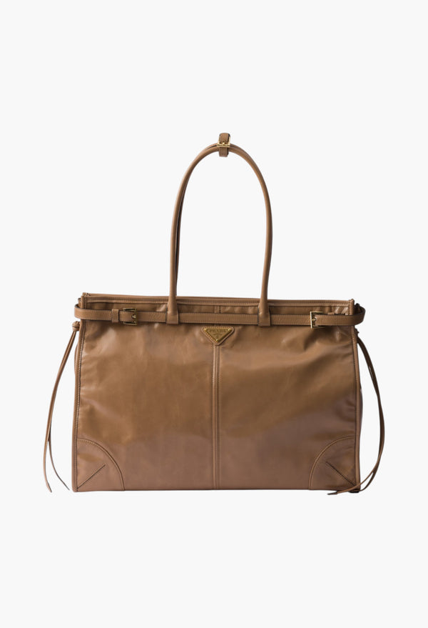 Cameo - Prada Bonnie Extra Large Leather Handbag