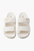 Ivory - Nappa Leather Slides - GLAM MODA