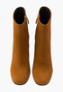 Cognac - Suede Booties - GLAM MODA
