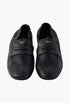 Black - Shuffle Antiqued Leather Loafers - GLAM MODA