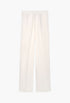 Ecru - Straight Trousers Woman - GLAM MODA