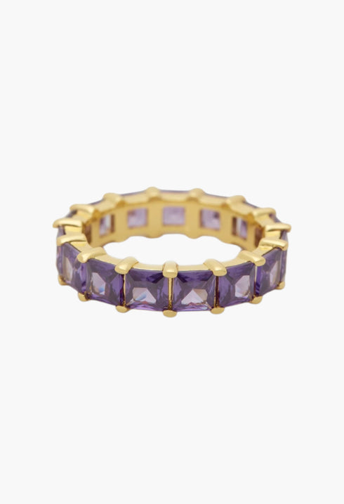 Purple - Cocktail Ring - GLAM MODA