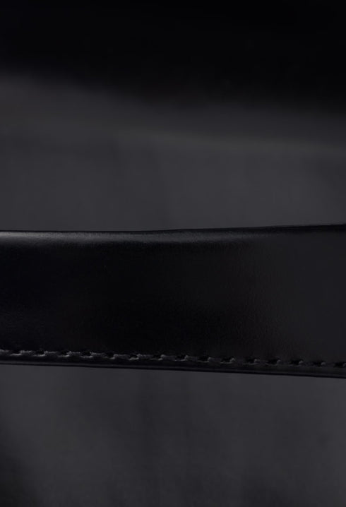 Black - Brushed Leather Sandals - GLAM MODA