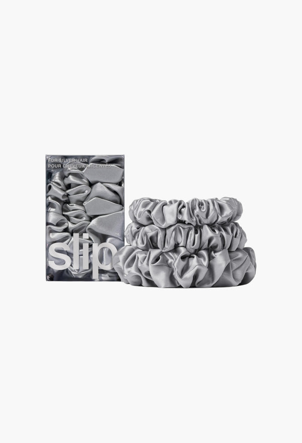 Back To Basics Silver Midi/Large Scrunchie Set