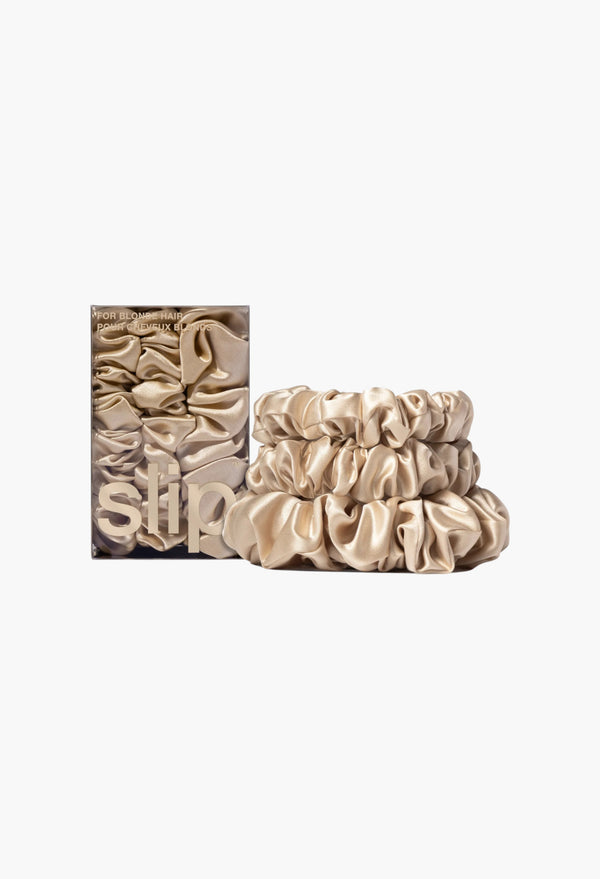 Back To Basics Blonde Midi/Large Scrunchie Set
