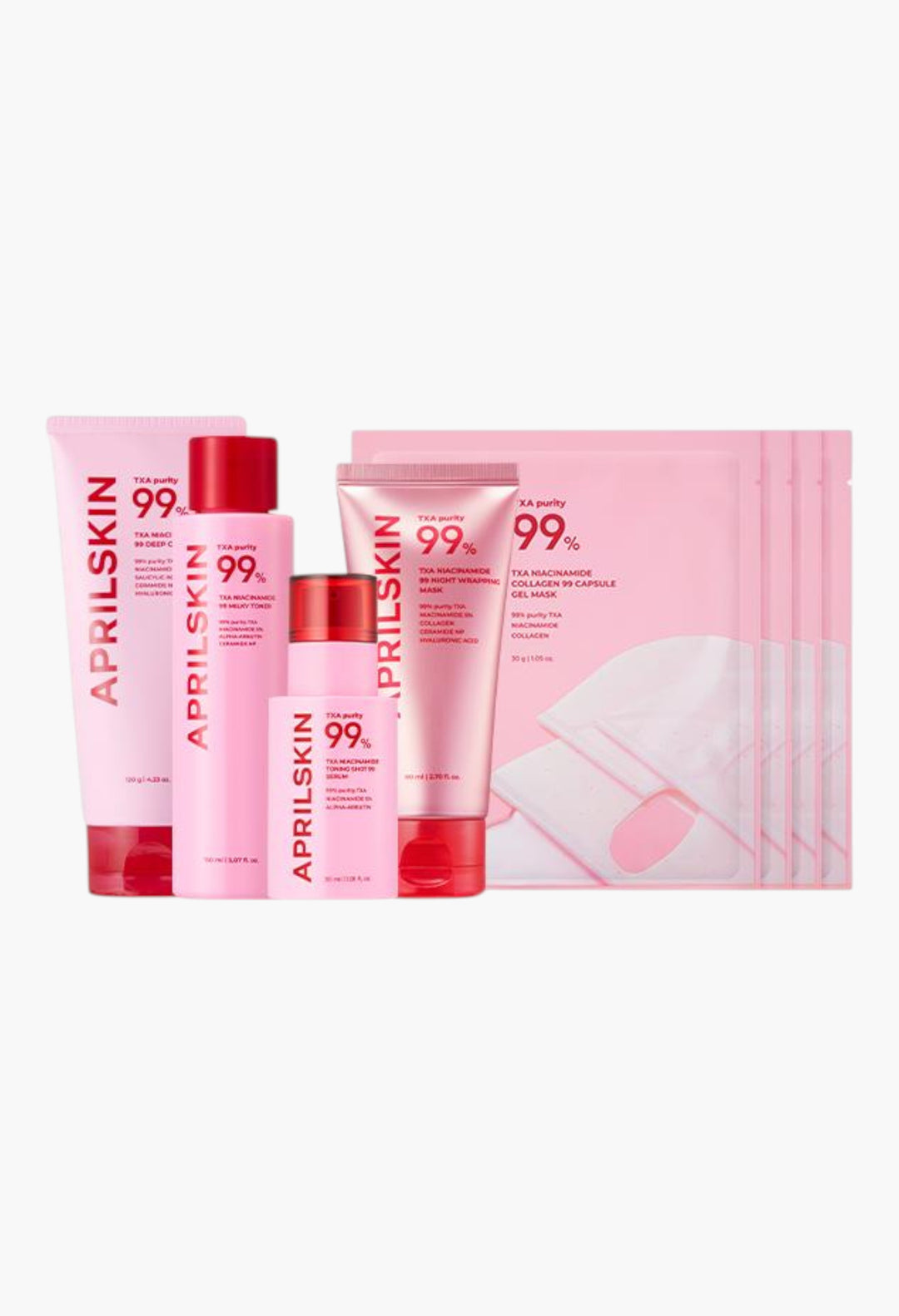 TXA Pink Glow Skincare Full Set - GLAM MODA
