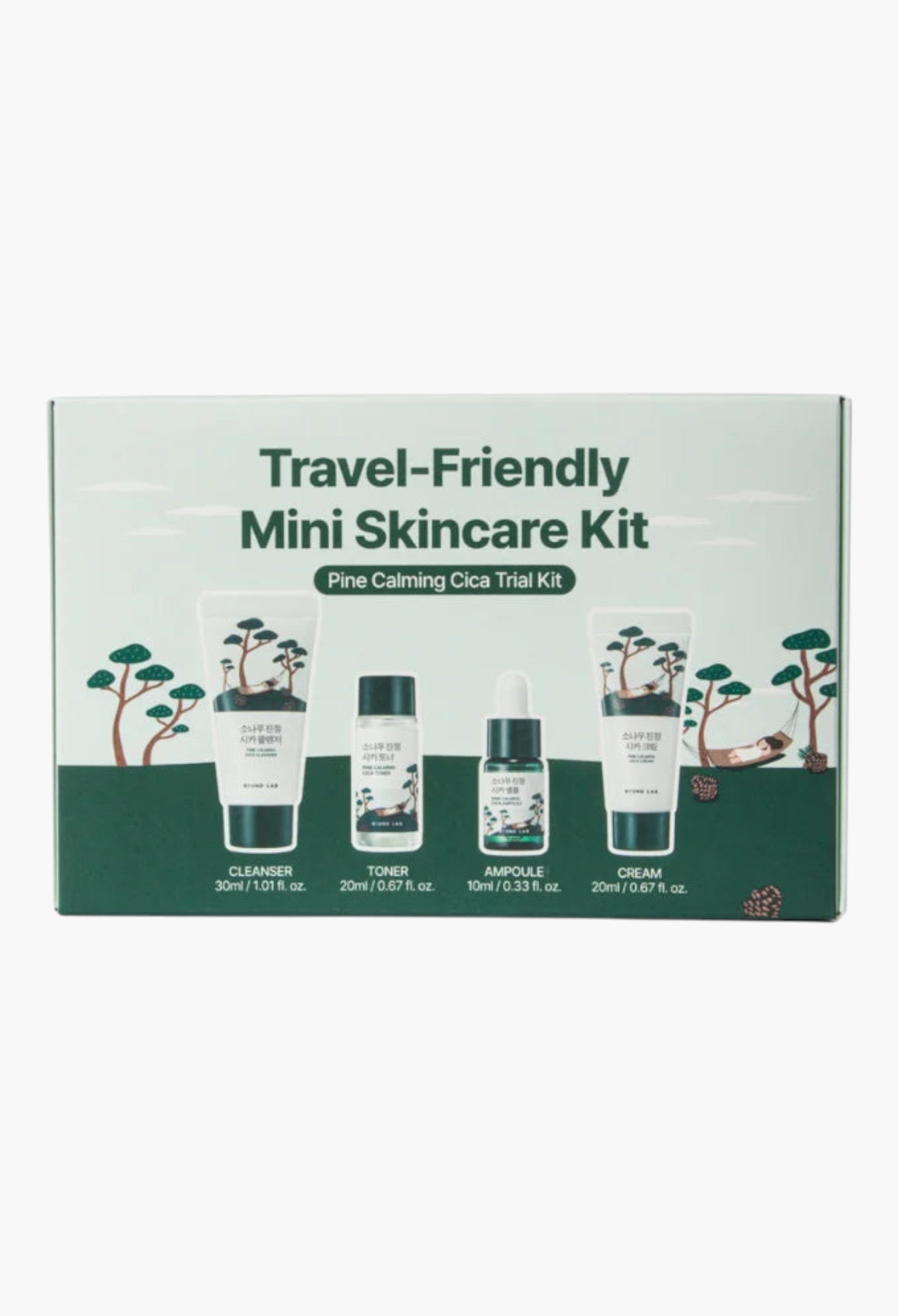 Pine Calming Cica Travel Routine Trial Kit – Calming Cica Travel