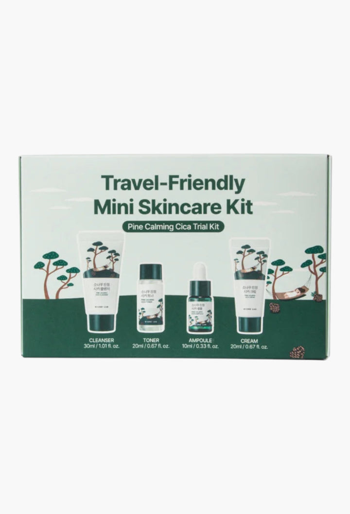 Pine Calming Cica Travel Routine Trial Kit