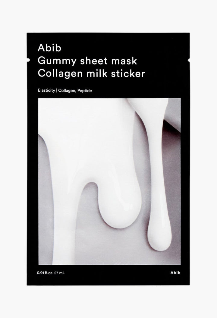 Gummy Sheet Mask Non-Animal Collagen Milk Sticker