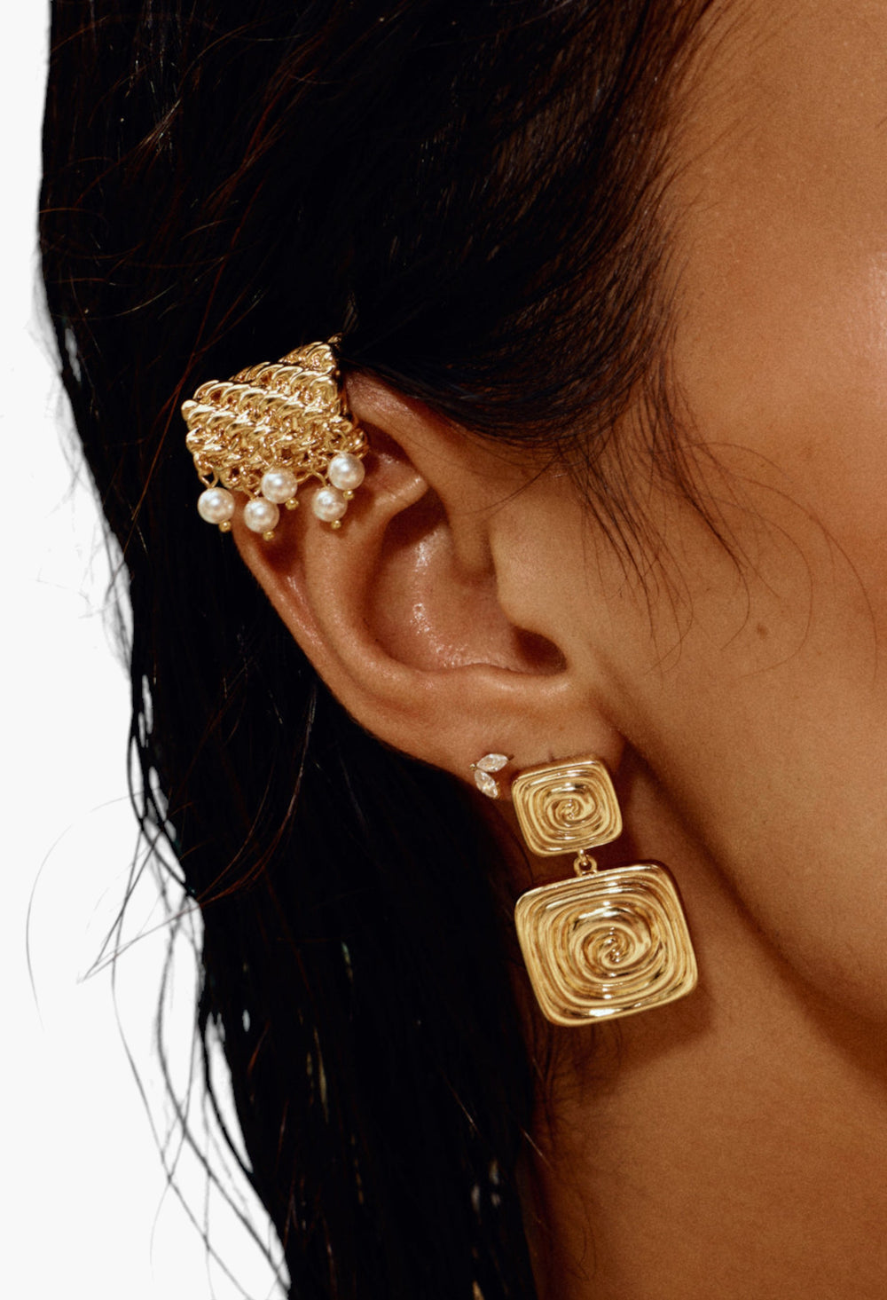 The Palma Pearl Ear Cuff - GLAM MODA