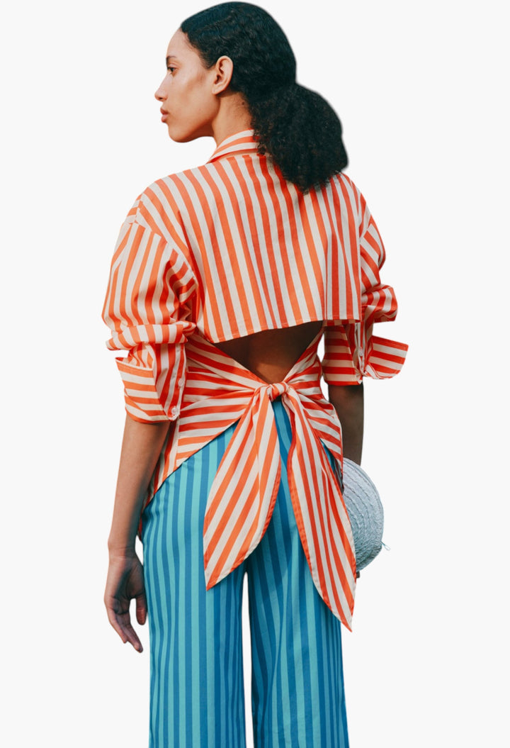 Loch Poplin Button Up - GLAM MODA