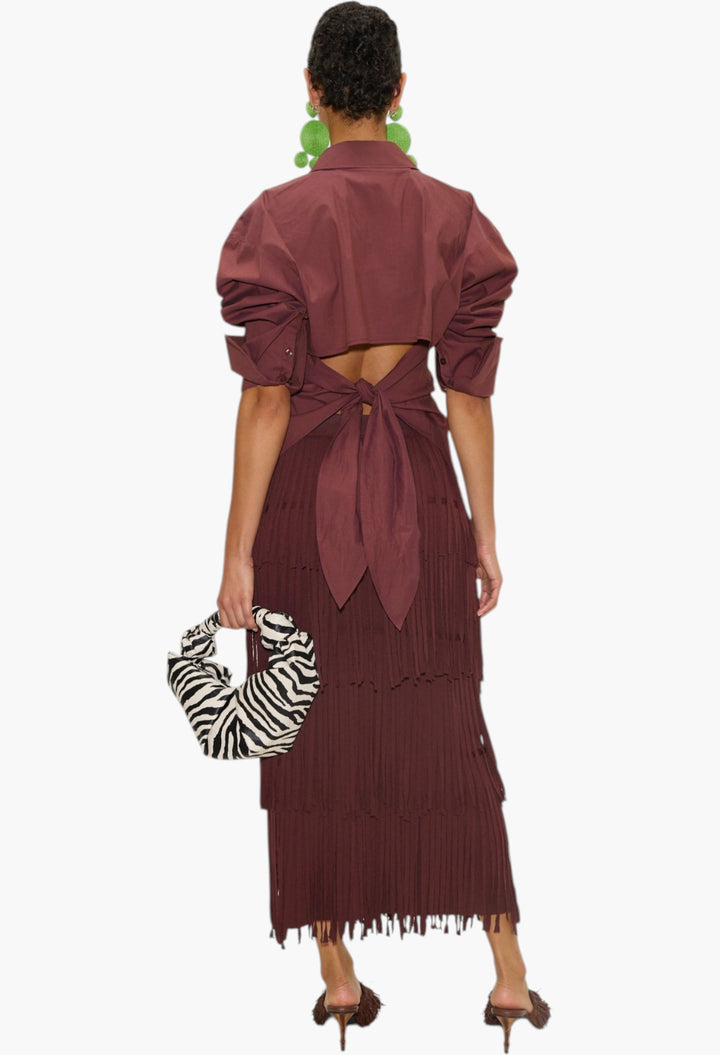 Loch Poplin Button Up - GLAM MODA