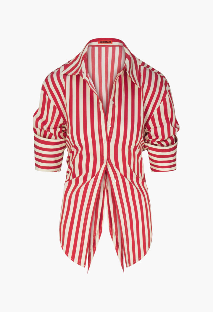 Loch Poplin Button Up - GLAM MODA