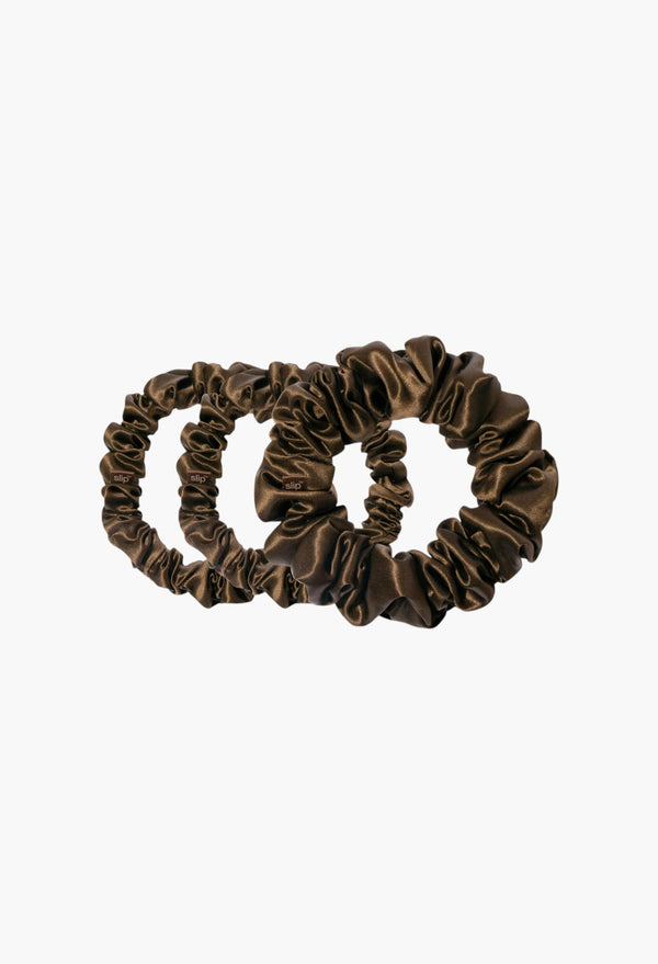 Back To Basics Dark Brown Midi/Large Scrunchie Set